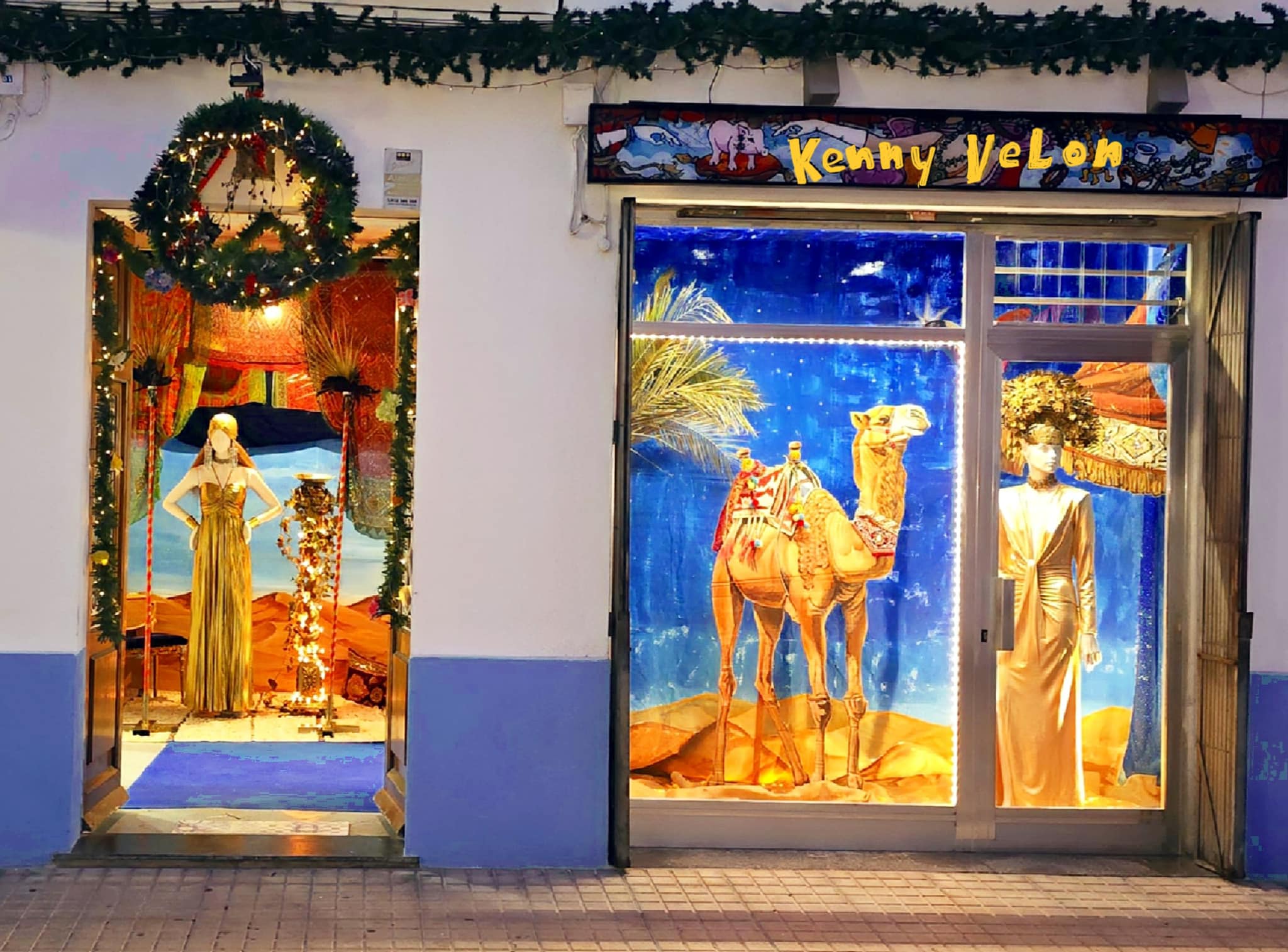 Kenny Velon gana el primer premio del concurso de escaparates navideños 2024