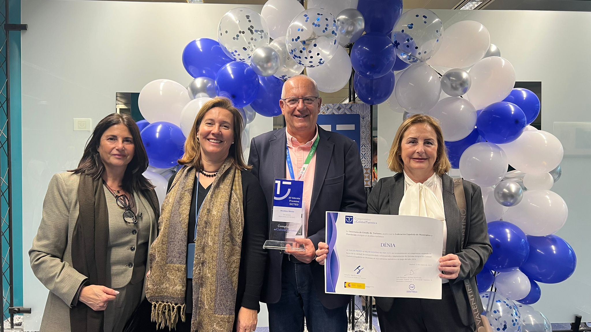 Dénia recibe el tercer premio al “Mejor destino SICTED” y destaca en innovación turística