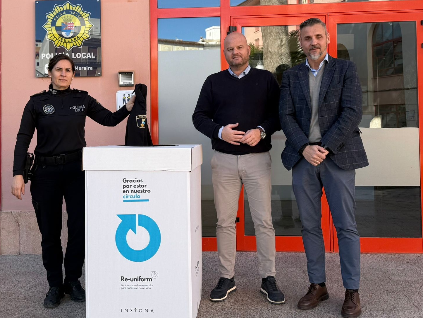 Teulada se suma al programa Re-Uniform para el reciclaje de uniformes policiales