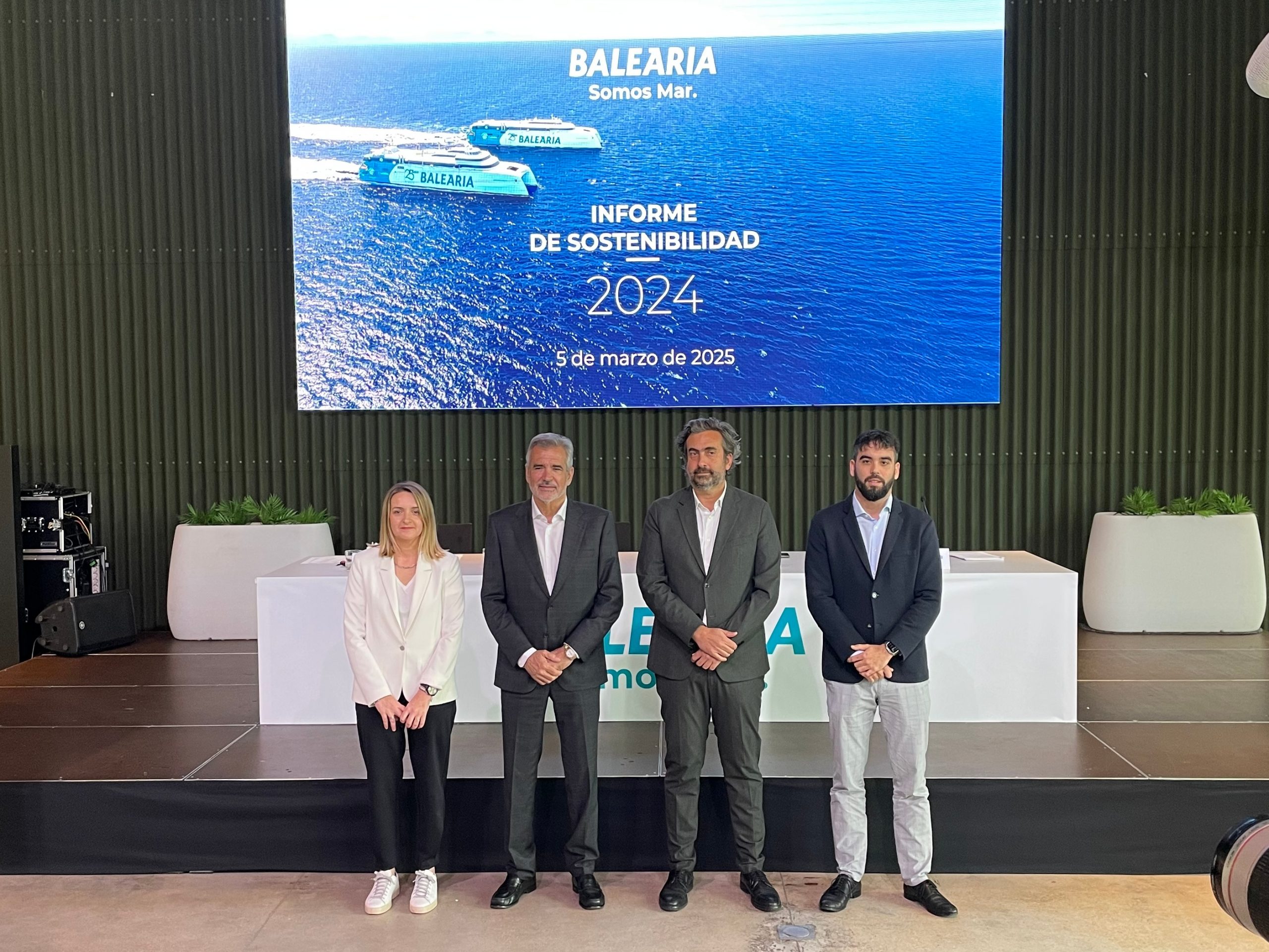 Baleària aumenta su facturación un 6% en 2024 y refuerza su apuesta por la sostenibilidad