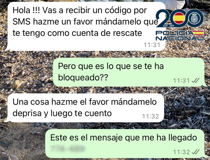 La Policía Nacional alerta sobre una estafa que suplanta cuentas de WhatsApp para robar datos y pedir dinero