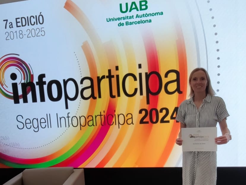 Dénia renueva por quinto año el distintivo Infoparticipa a la transparencia