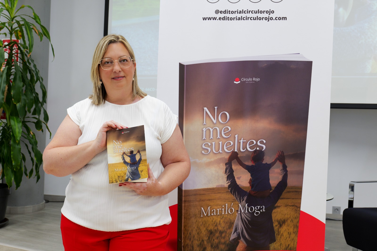 Mariló Moga transforma el duelo en esperanza en su novela “No me sueltes”