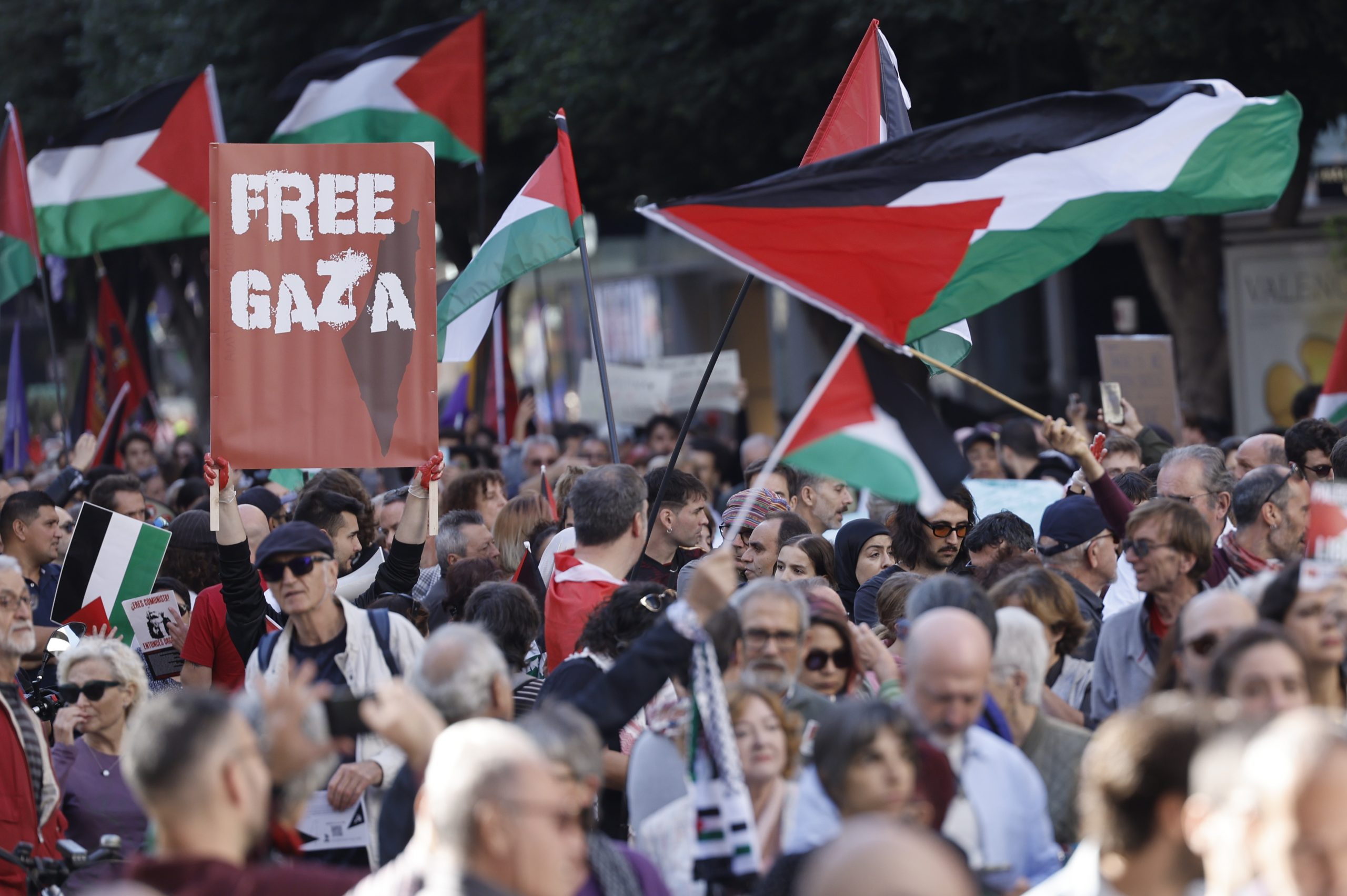 La comunidad palestina en la Comunitat Valenciana recuerda que el genocidio de Gaza comenzó en la década de los 60