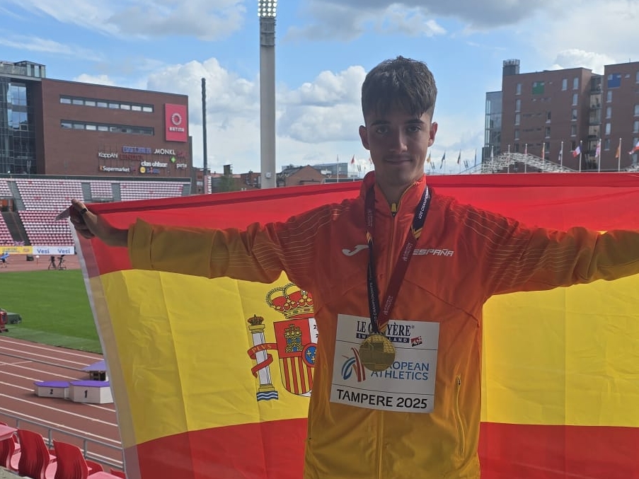 Joan Querol, atleta valenciano con autismo, campeón de Europa sub-20 en los 10 Kilómetros  marcha