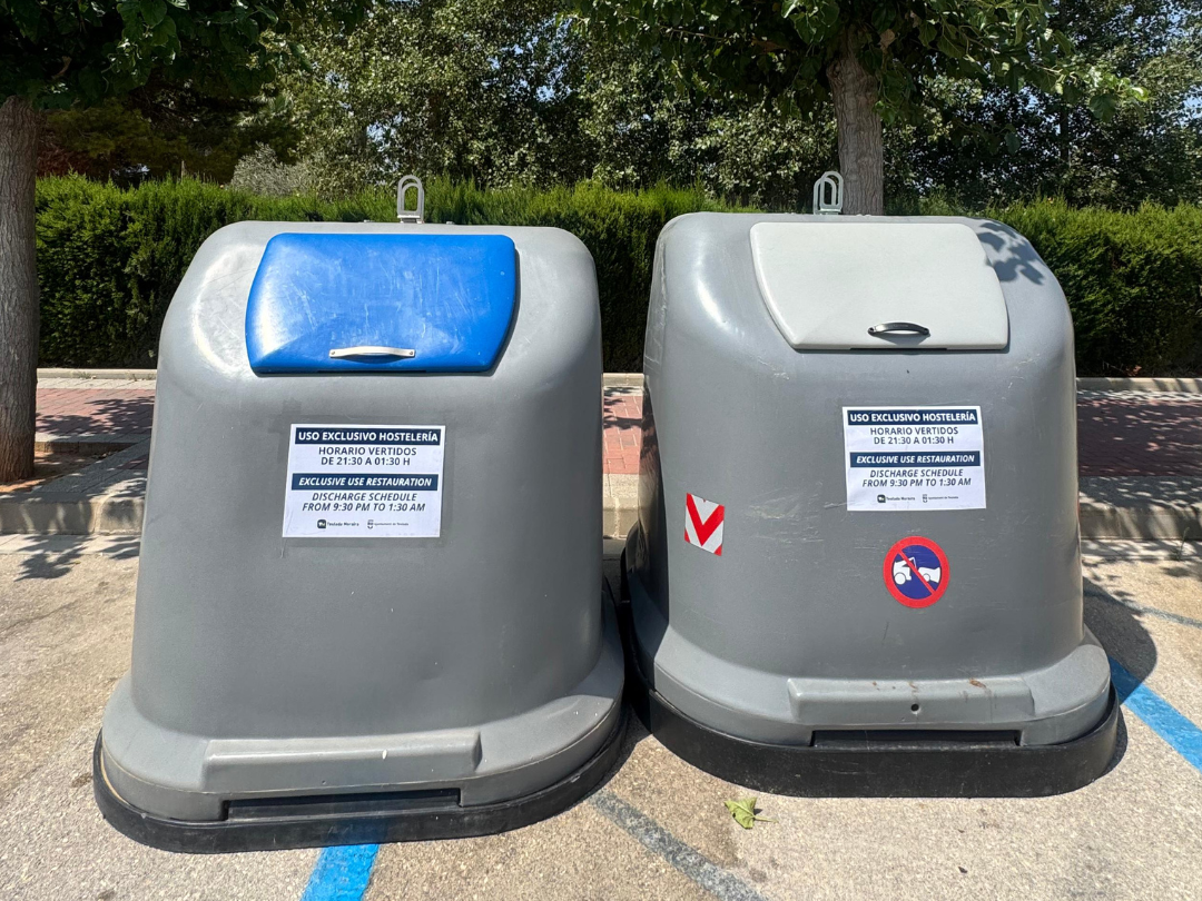 Teulada refuerza la recogida de residuos para hostelería con nuevos contenedores y horarios