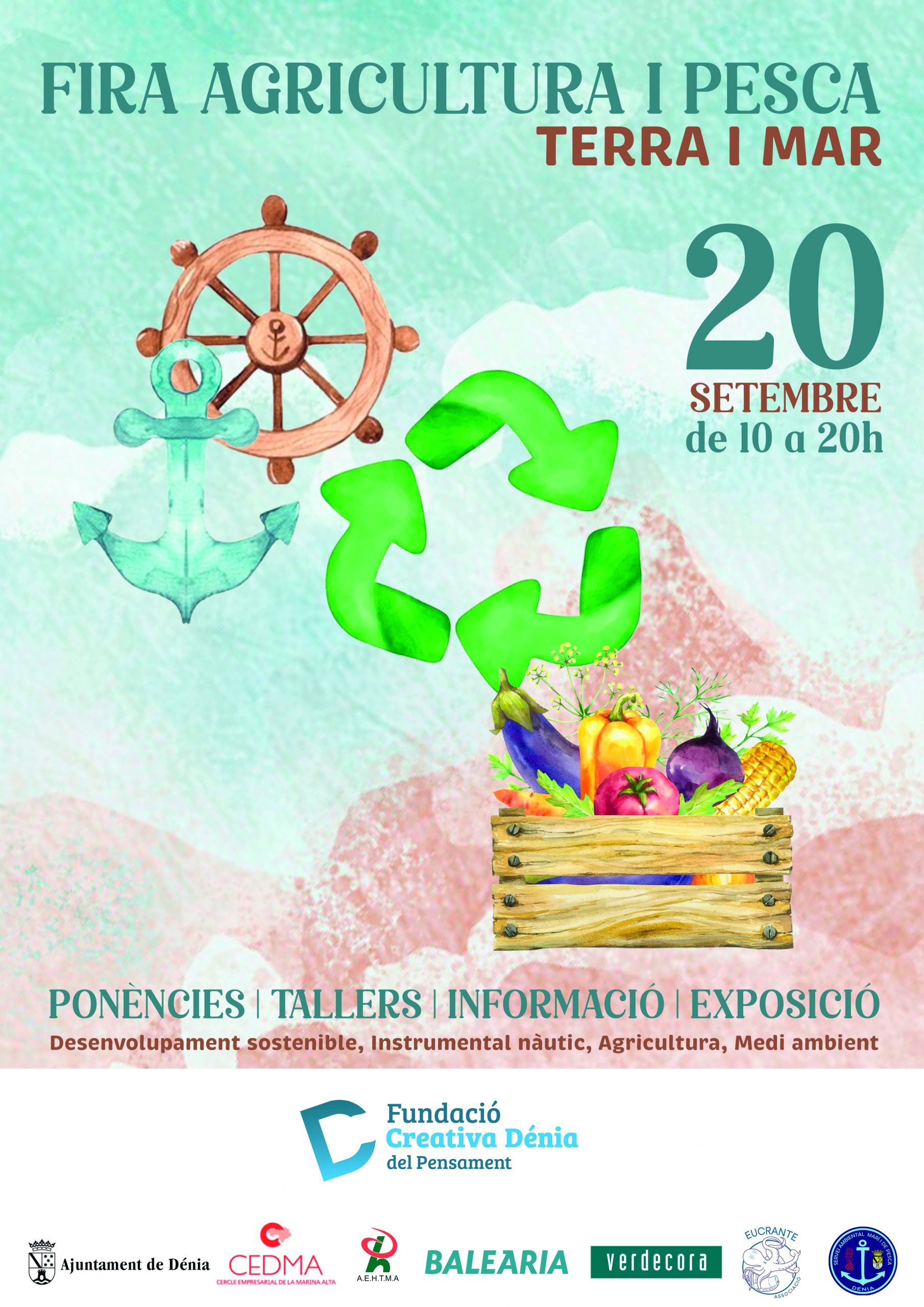 Dénia inaugura el programa ‘Ciutat del Pensament 2025’ con la feria «Terra i Mar» dedicada a la agricultura y la pesca