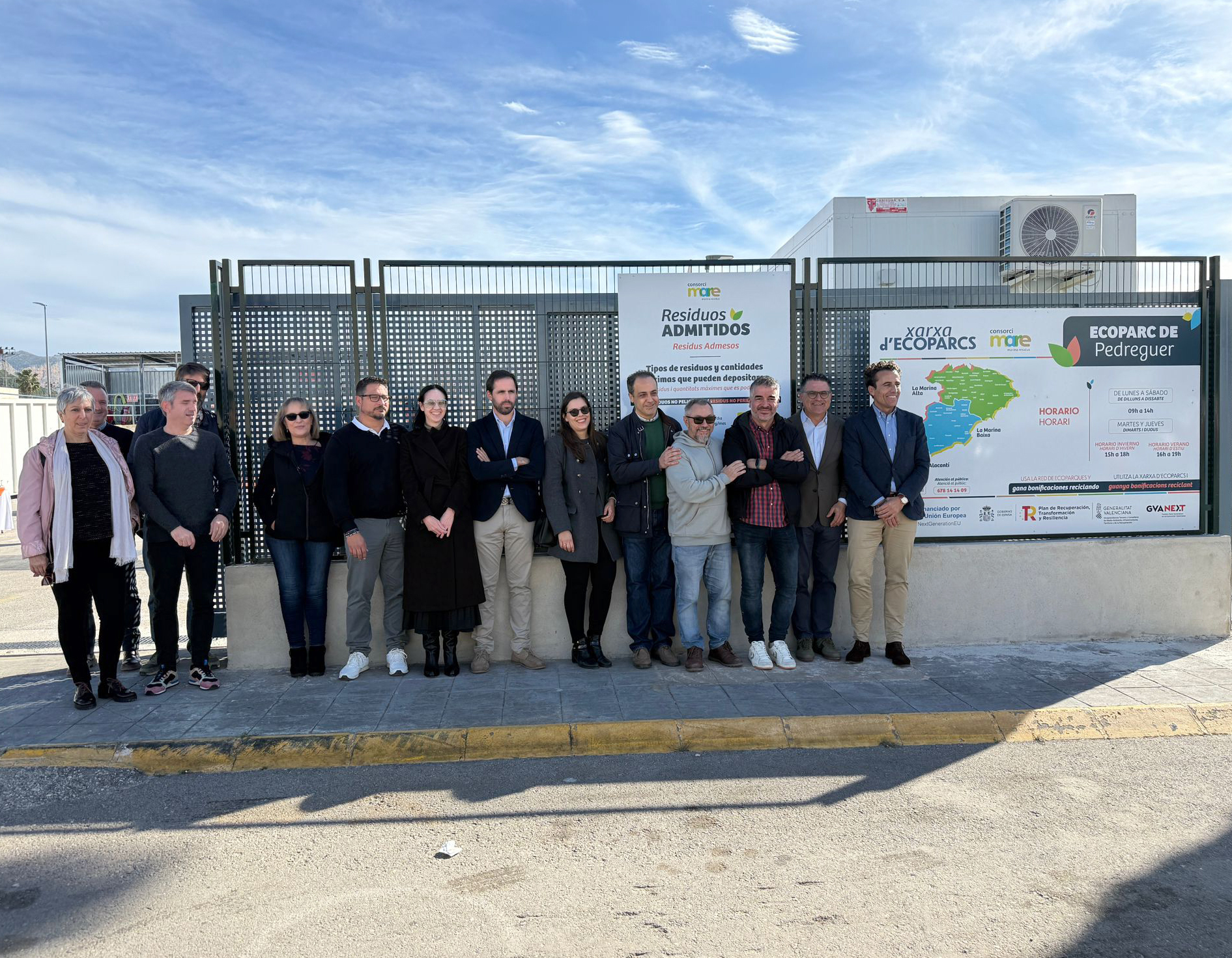 Pedreguer estrena un nuevo ecoparque fijo para reforzar el reciclaje en la Marina Alta