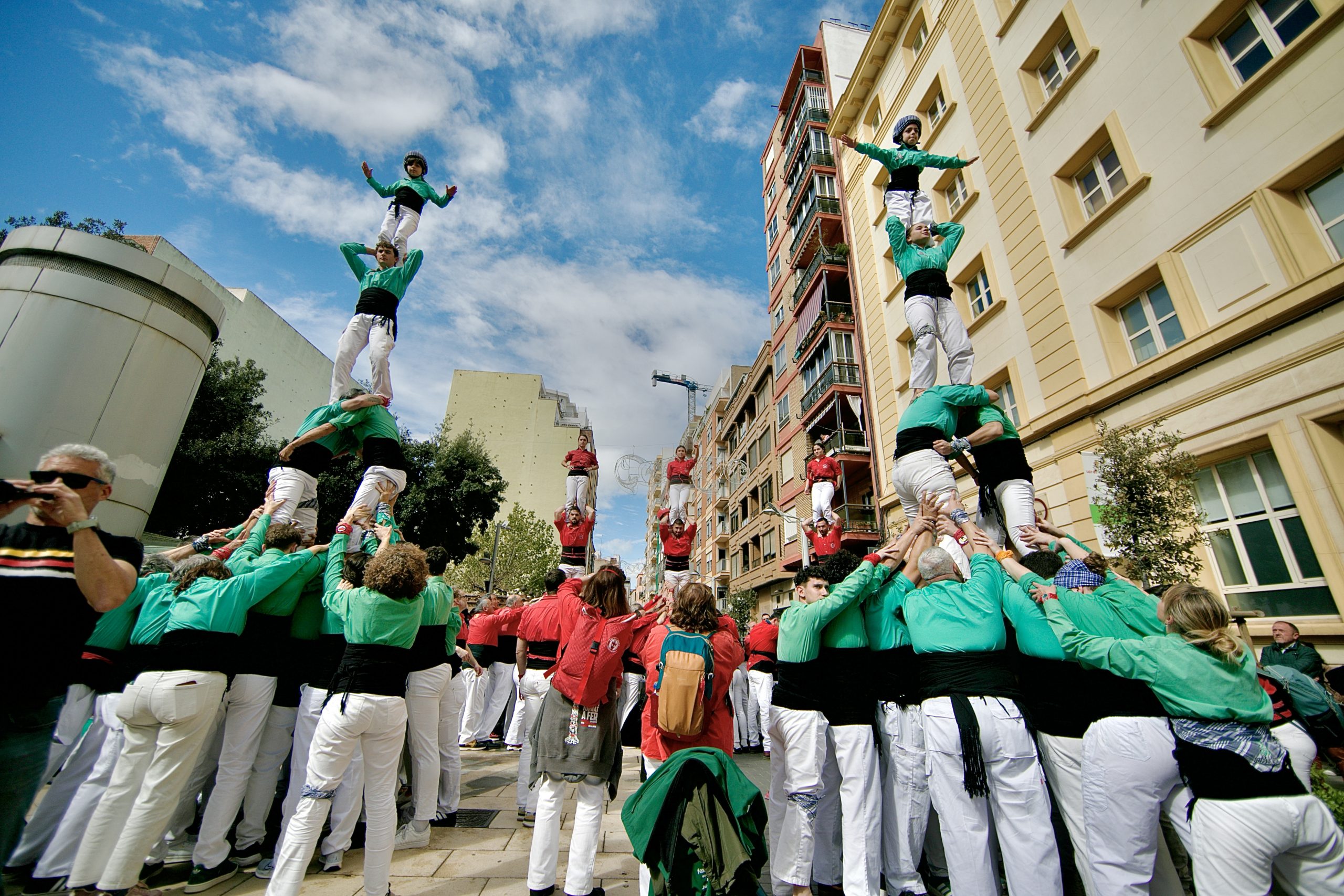 La Muixeranga de la Marina Alta firma su mejor actuación en 18 años de trayectoria