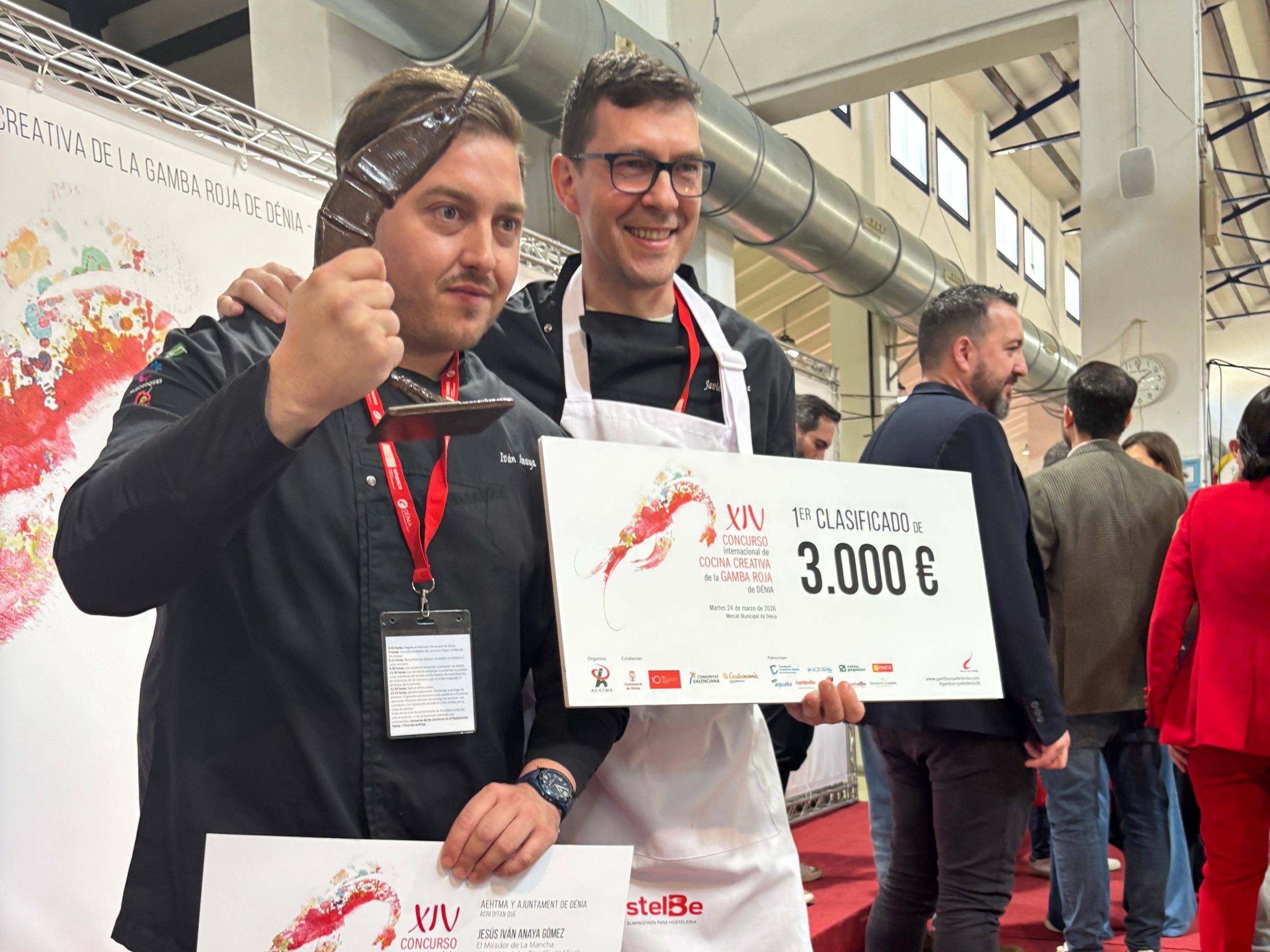 Jesús Iván Anaya gana el Concurso Internacional de Cocina Creativa de la Gamba Roja de Dénia