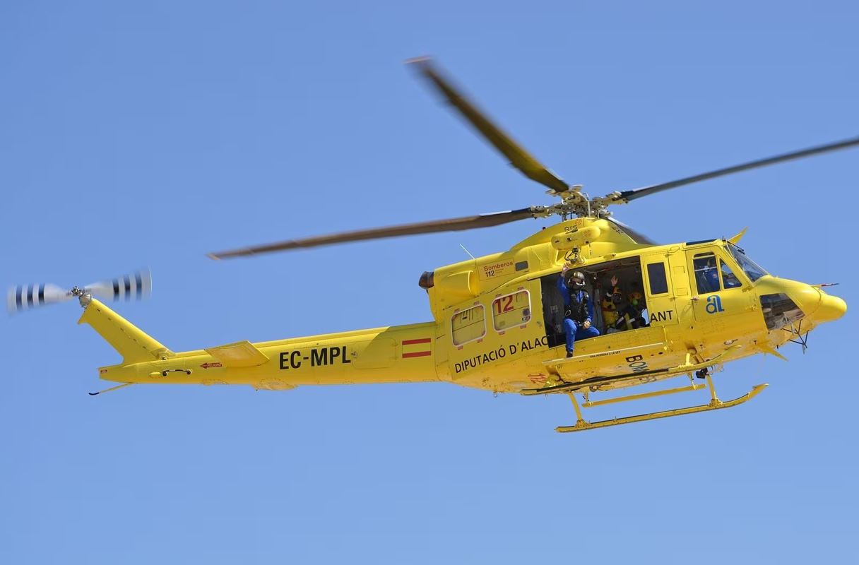 Un senderista de 83 años es rescatado en helicóptero mientras realizaba una ruta de montaña en  Tormos