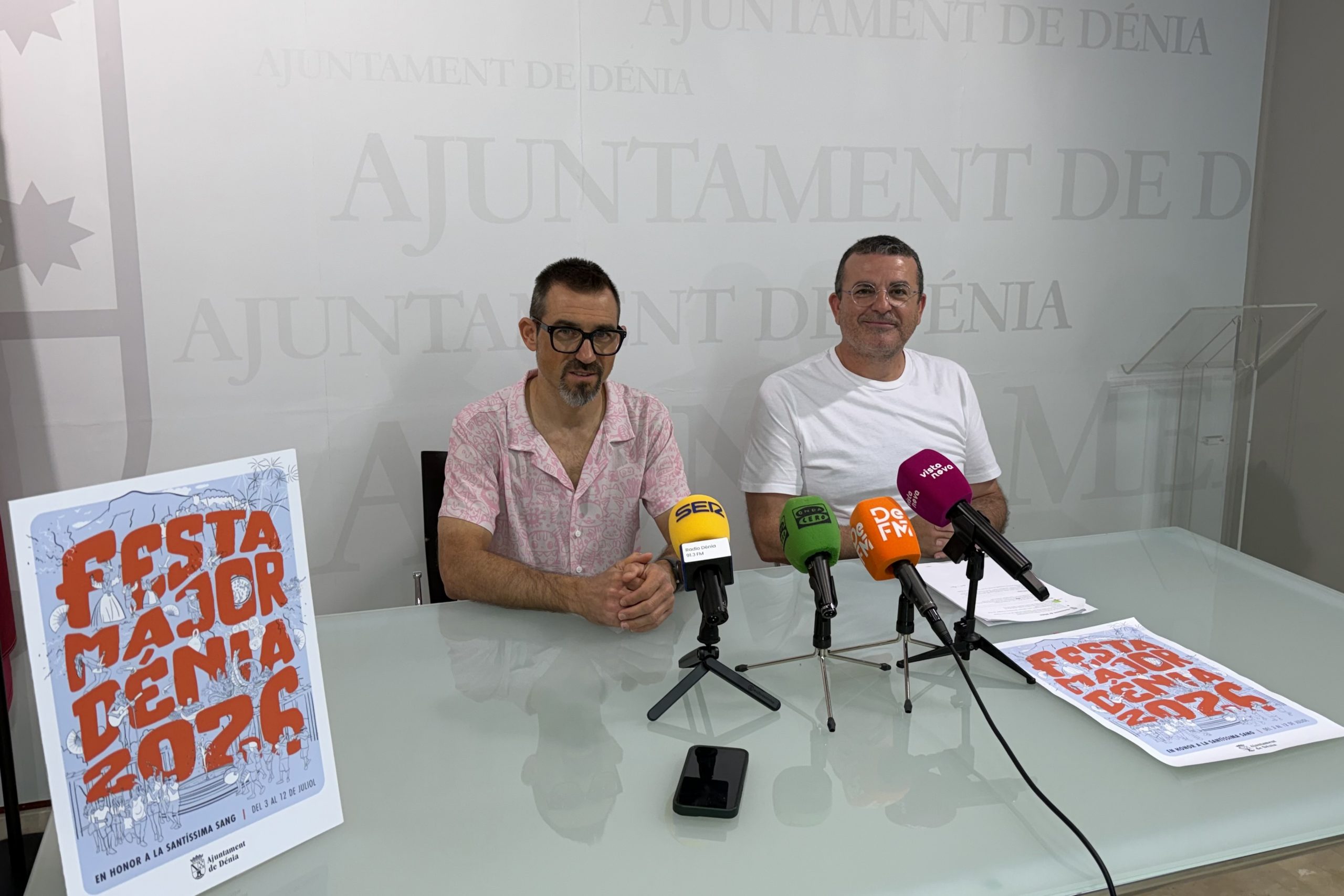 Las Fiestas Patronales de Dénia 2026 arrancarán el 3 de julio con más de 60 actividades para todos los públicos