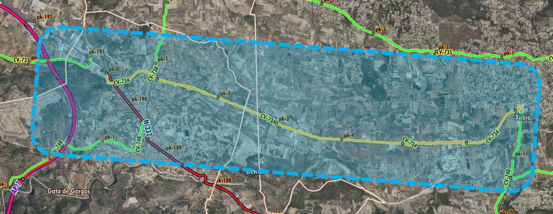 La Generalitat impulsa la mejora de los accesos a Xàbia con un proyecto para reducir atascos y reforzar la seguridad vial